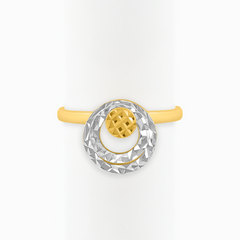 22K Gold Moving Circle Ring