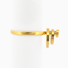 22K Gold Moving Circle Ring