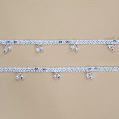 Silver Butterfly Anklets