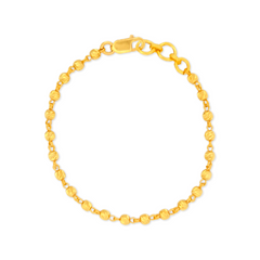 22K Gold Kids Beaded Bracelet