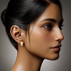 22K Gold Clip-On Earrings