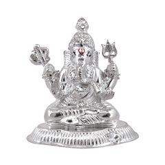 Silver Lord Ganesha Idol
