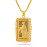 22K Gold Lady of Liberty Pendant