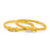 22K Gold Baby Traditional Screw Bangle