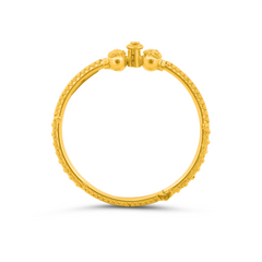 22K Gold Baby Traditional Screw Bangle