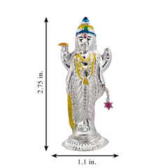 Silver Balaji Statue Idol