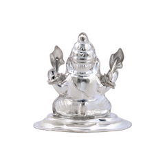 Silver Mini Ganesha Idol