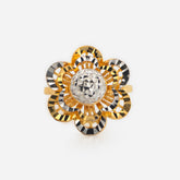 22K Gold Radaint Flower Ring