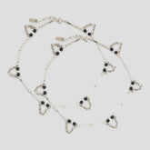 925 Silver Chain Drop Anklets