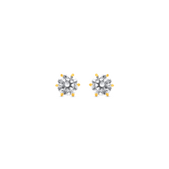 22K Gold Timeless Radiance Stud Earrings