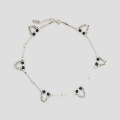 925 Silver Chain Drop Anklets
