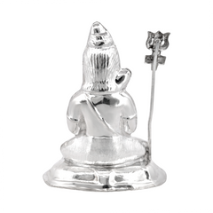 Silver Shiv Idol