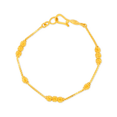 22K Gold Kids Beaded Bracelet