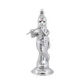 Silver Divine Krishna Idol