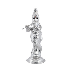 Silver Divine Krishna Idol
