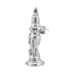 Silver Divine Krishna Idol
