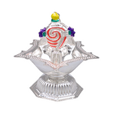 Silver Shankh Panch Mukh Oil Lamp