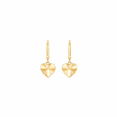 14K Gold Eternal Heart Earrings