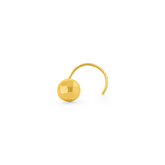 22K Gold Minimalist Nose Pin
