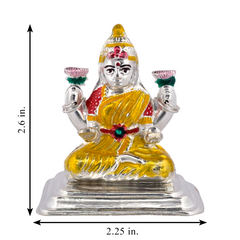 Silver Lakshmi Idol