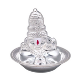 Silver Balaji Incense Holder