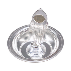 Silver Balaji Incense Holder