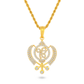 22K Gold Luxurious Khanda Pendant