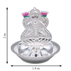 Silver Lakshmi Incense Holder
