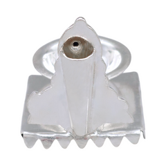 Silver Balaji Oil Lamp & Incense Holder