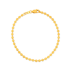 22K Gold Radiant Orb Bracelet