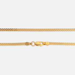 22K Gold Flat Chain - 18"