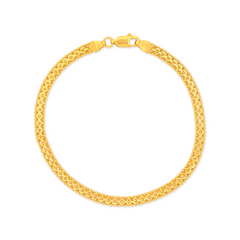 22K Gold Royal Weave Bracelet