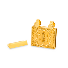 22K Gold Islamic Pendant Intricate Detailing