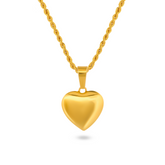 22K Gold Heart Pendant