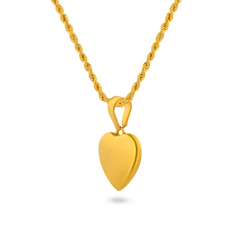 22K Gold Heart Pendant
