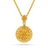 22K Gold Traditional Pendant