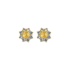 22K Gold Celestial Glow Earrings
