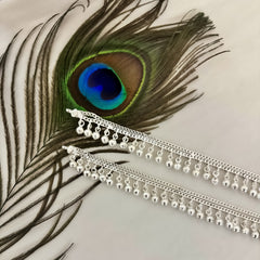 Silver Ghungroo Anklets