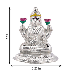 Silver Lakshmi Idol