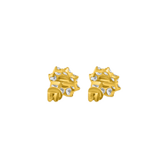 22K Gold Celestial Glow Earrings