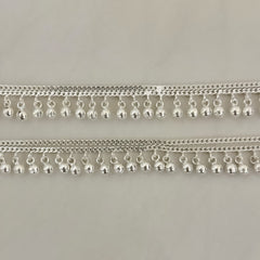 Silver Ghungroo Anklets