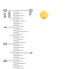 22K Gold Timeless Sphere Stud Earrings