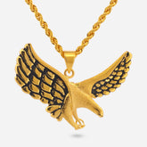 22K Gold Eagle Pendant