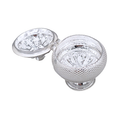 Silver Elegant Kumkum Box