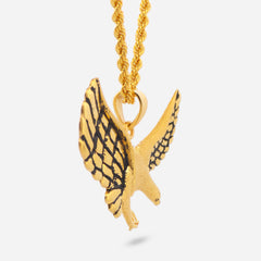 22K Gold Eagle Pendant