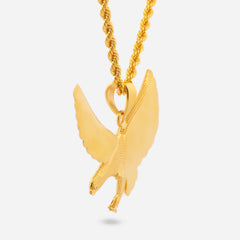 22K Gold Eagle Pendant