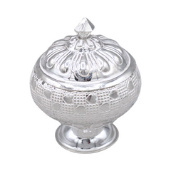 Silver Heart Design Kumkum Box