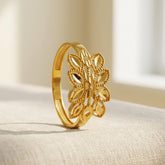 22K Gold Bloom Filigree Ring