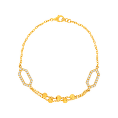 22K Gold Contemporary Bracelet