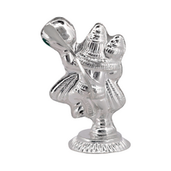 Silver Hanuman with Sanjeevani Mountain Idol